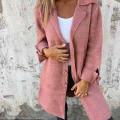 Rosamund | Relaxed Longline Lapel Coat