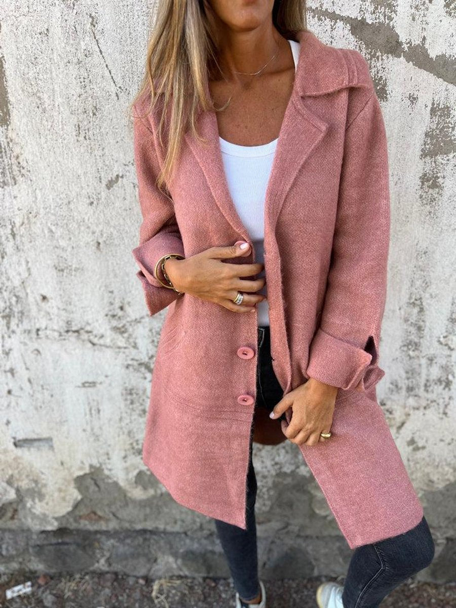 Rosamund | Relaxed Longline Lapel Coat