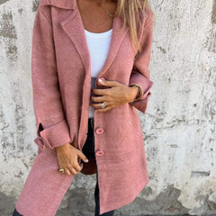 Rosamund | Relaxed Longline Lapel Coat
