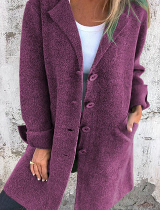 Rosamund | Relaxed Longline Lapel Coat