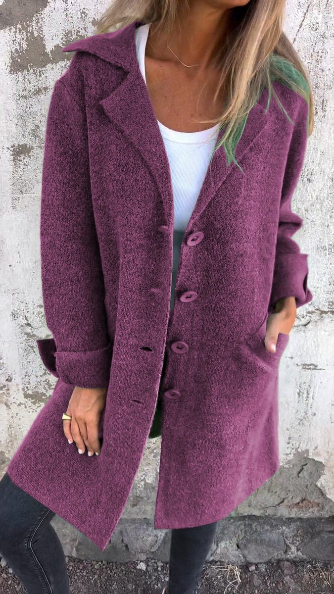 Rosamund | Relaxed Longline Lapel Coat