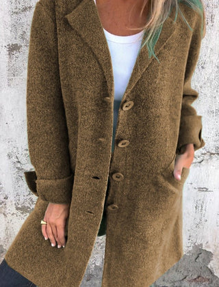 Rosamund | Relaxed Longline Lapel Coat