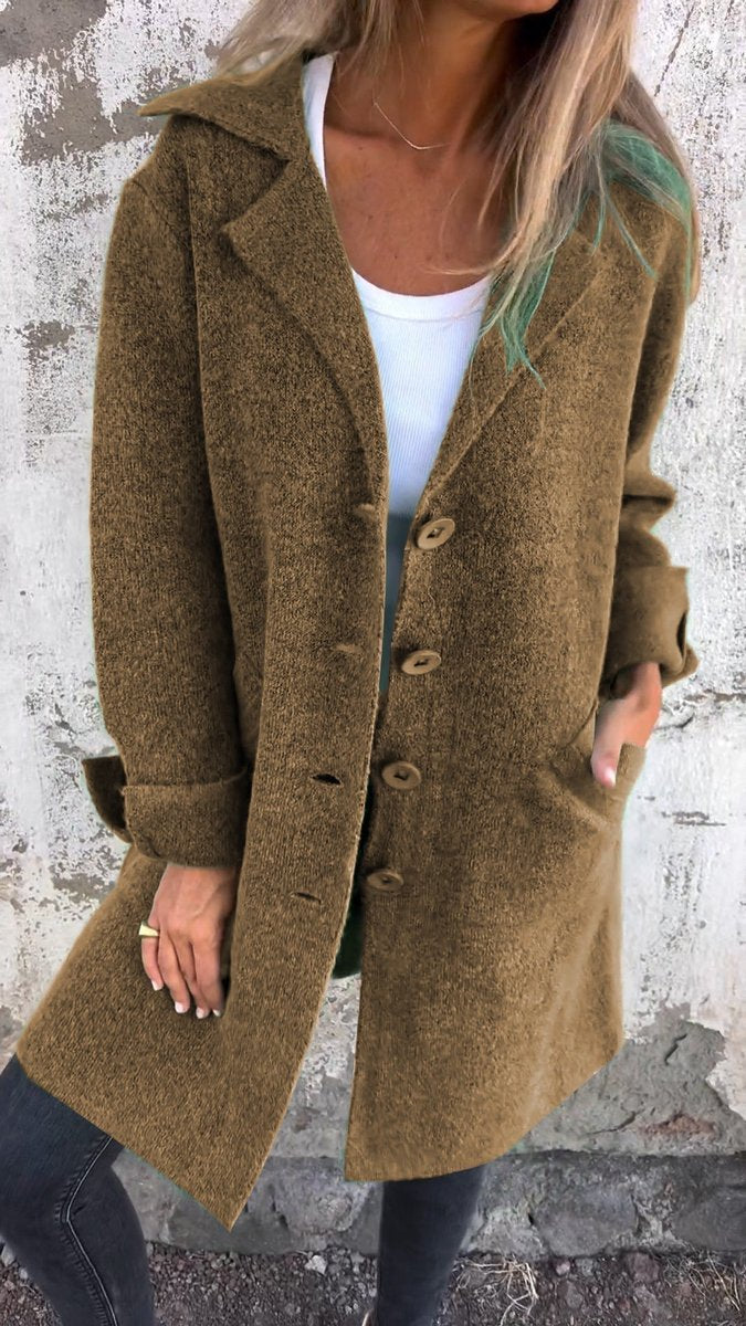 Rosamund | Relaxed Longline Lapel Coat