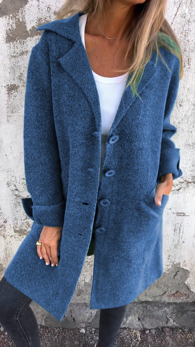Rosamund | Relaxed Longline Lapel Coat
