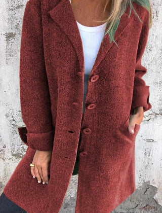 Rosamund | Relaxed Longline Lapel Coat
