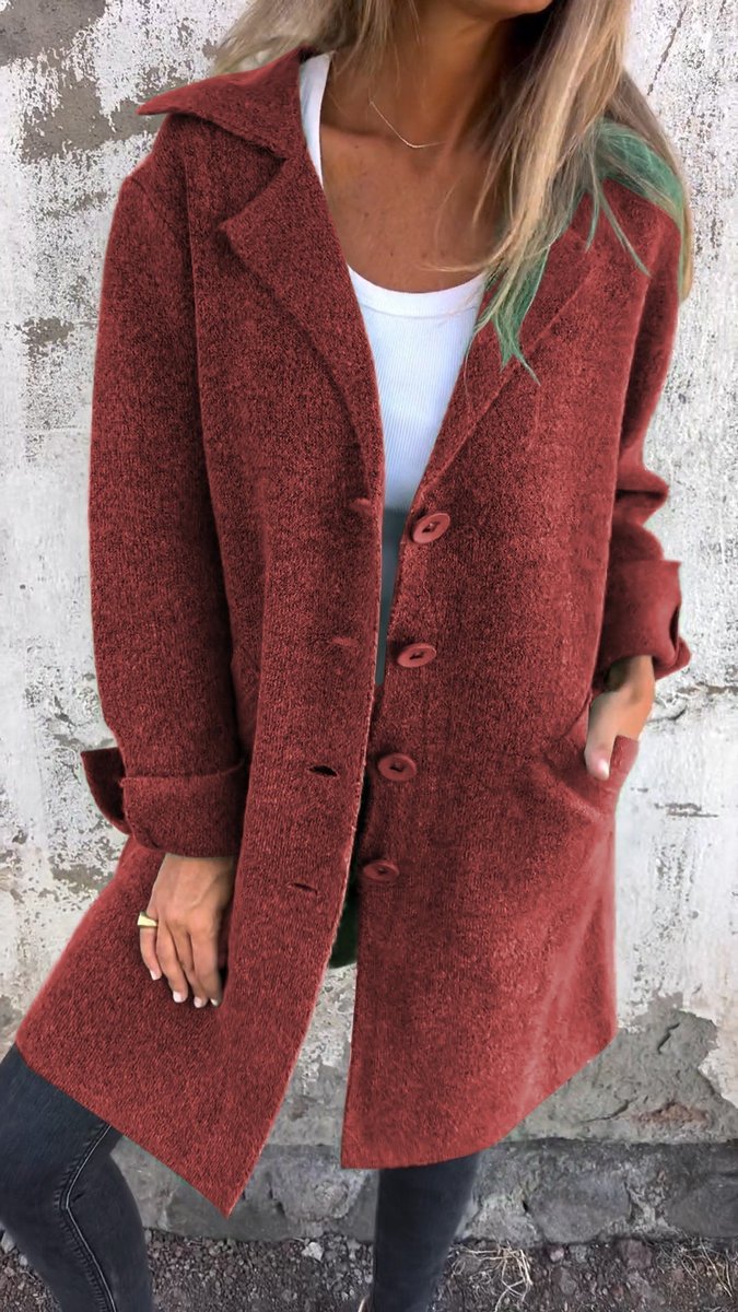 Rosamund | Relaxed Longline Lapel Coat