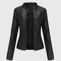 Delia | Slim-Fit Stand-Collar Zip Jacket
