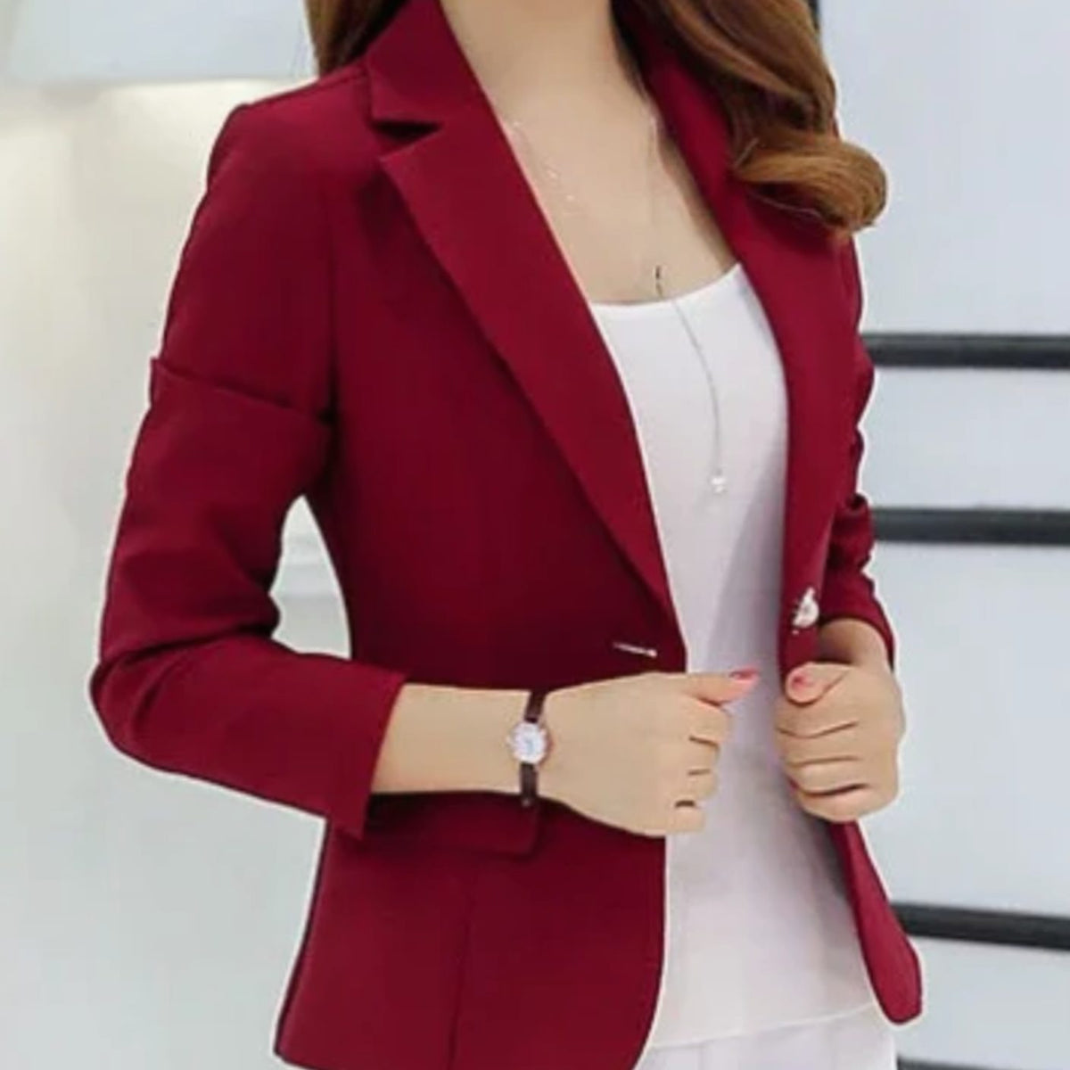 Juliana | Tailored Slim-Fit One-Button Blazer