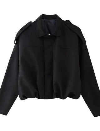 Louisa | Relaxed Oversized Bomber Jacket