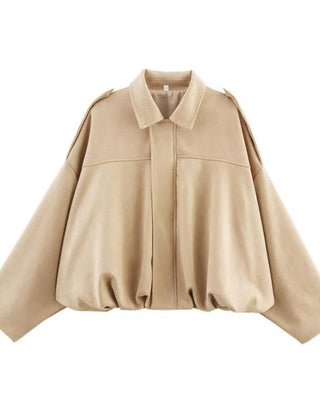 Louisa | Relaxed Oversized Bomber Jacket
