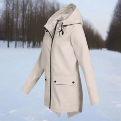 Cerys | Hooded Longline Rain Jacket