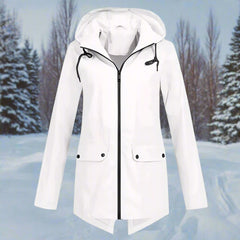 Cerys | Hooded Longline Rain Jacket