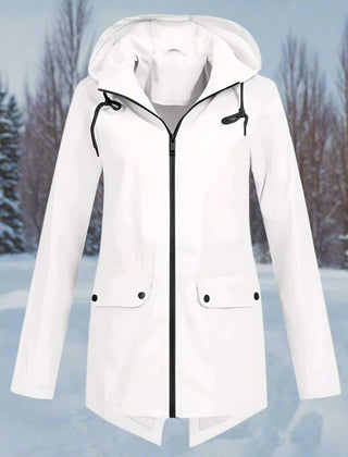 Lorraine | Hooded Waterproof Longline Rain Jacket