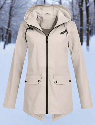 Cerys | Hooded Longline Rain Jacket