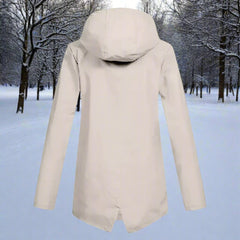 Lorraine | Hooded Waterproof Longline Rain Jacket