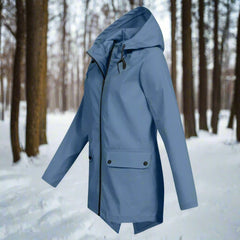 Cerys | Hooded Longline Rain Jacket