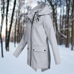 Cerys | Hooded Longline Rain Jacket
